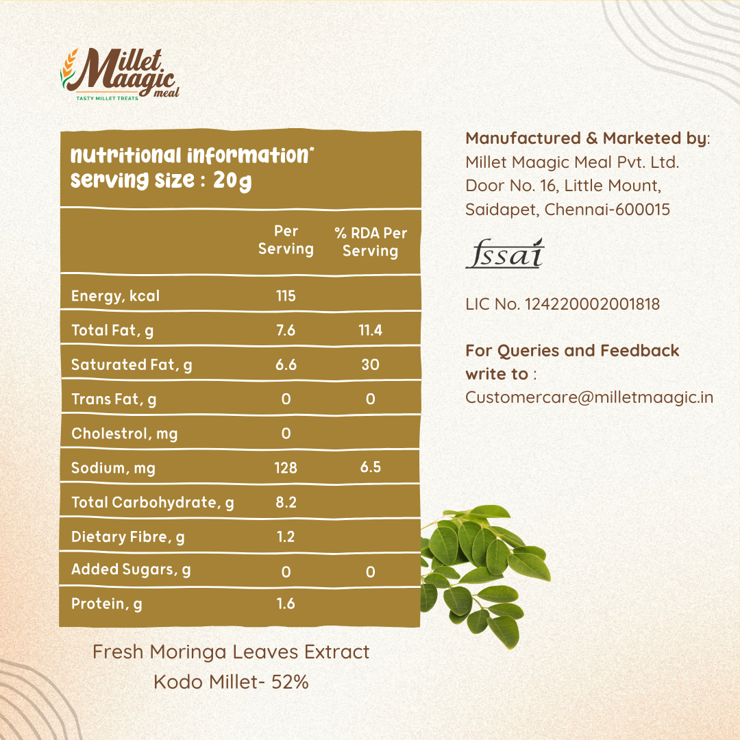 Millet Moringa Murukku 100gms