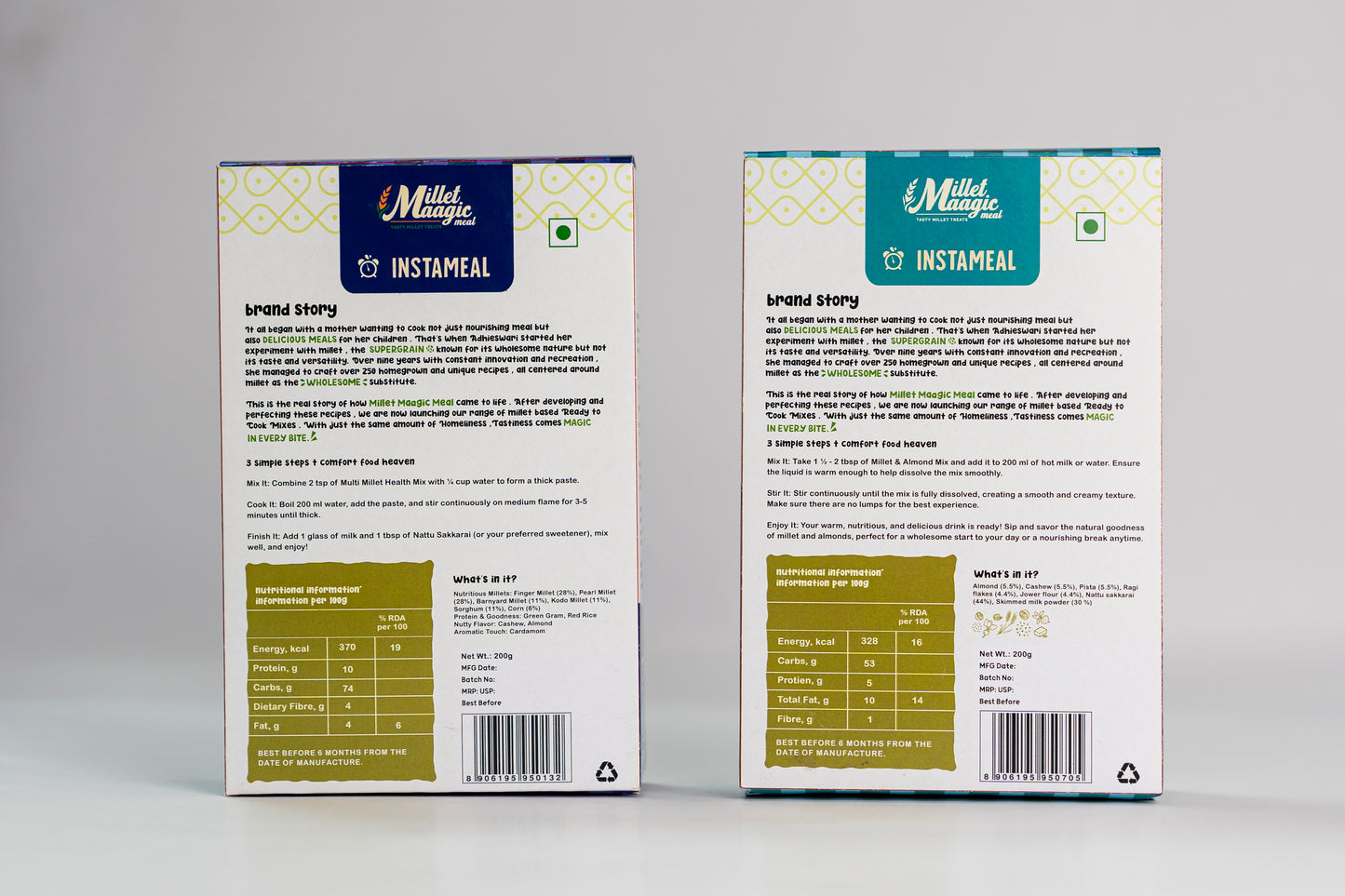 Millet Health Mix Combo (2 Box) - 200g
