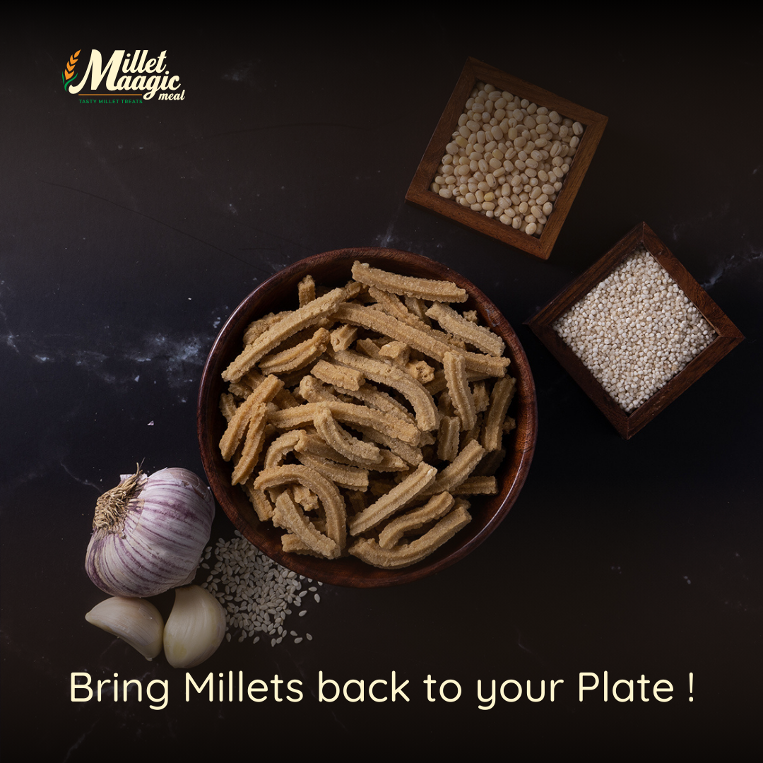 Millet Garlic Murukku 100gms