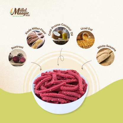 Millet Beetroot Murukku 100gms