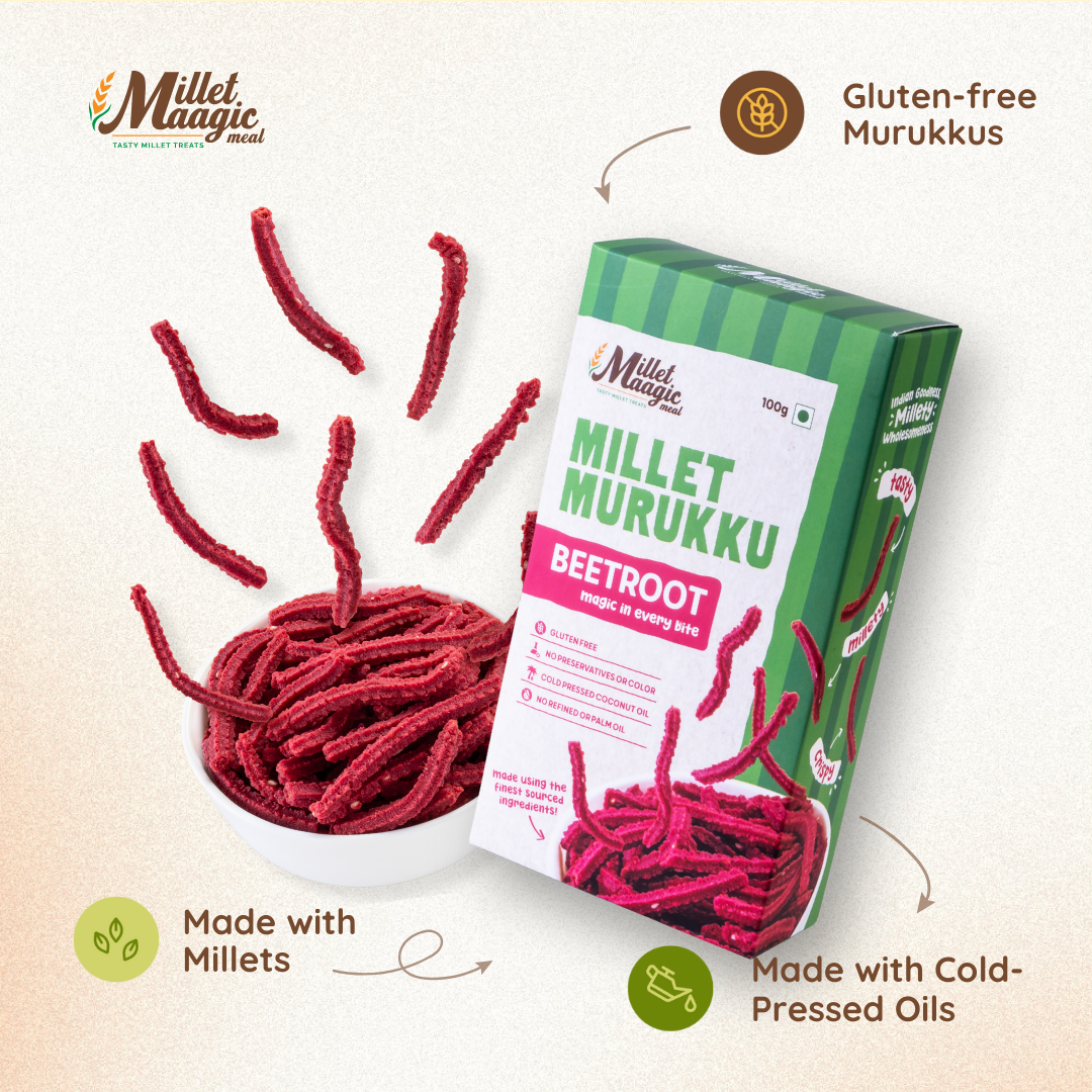Millet Beetroot Murukku 100gms