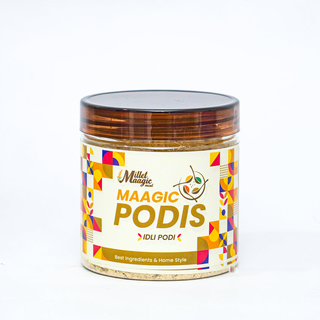 Flavorful Magic Podis - Authentic Podi Powder | Millet Maagic Meal