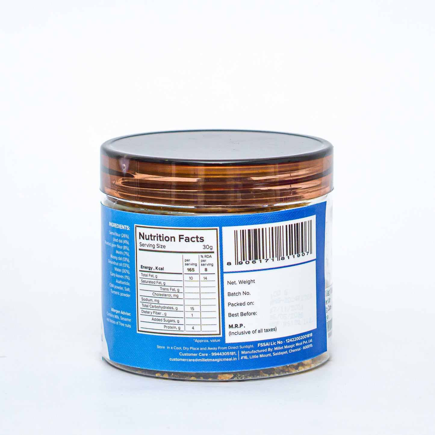 Millet Samai Methi Thattai 100gms